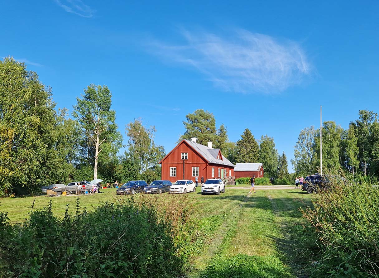 Vy från eventuellt campingområde.