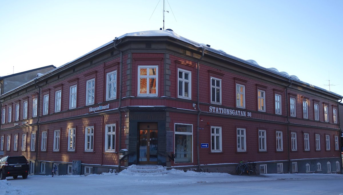 Gamla Kuriren-huset på Stationsgatan i Luleå.