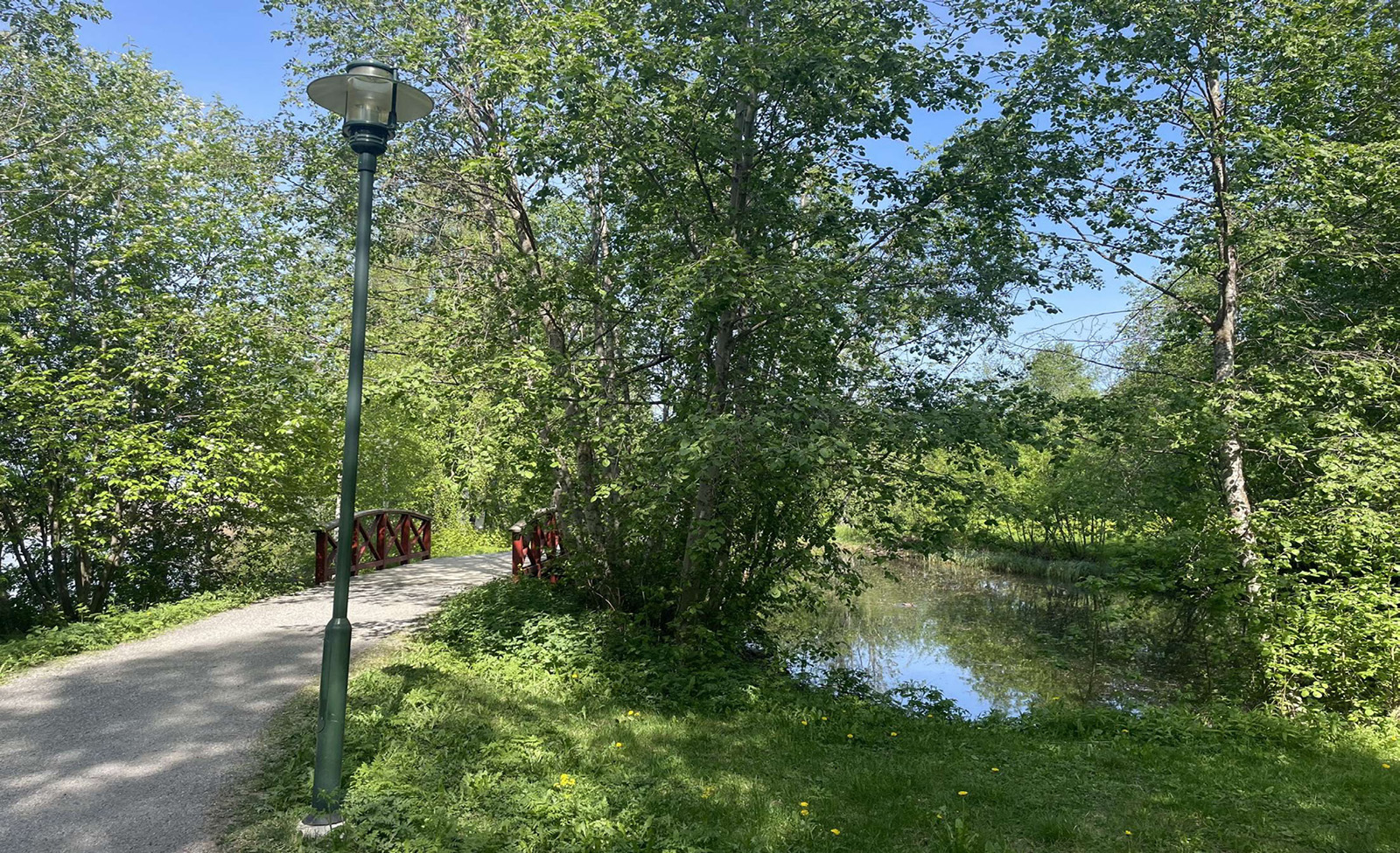 Redan idag finns en romantisk känsla i Residensparken